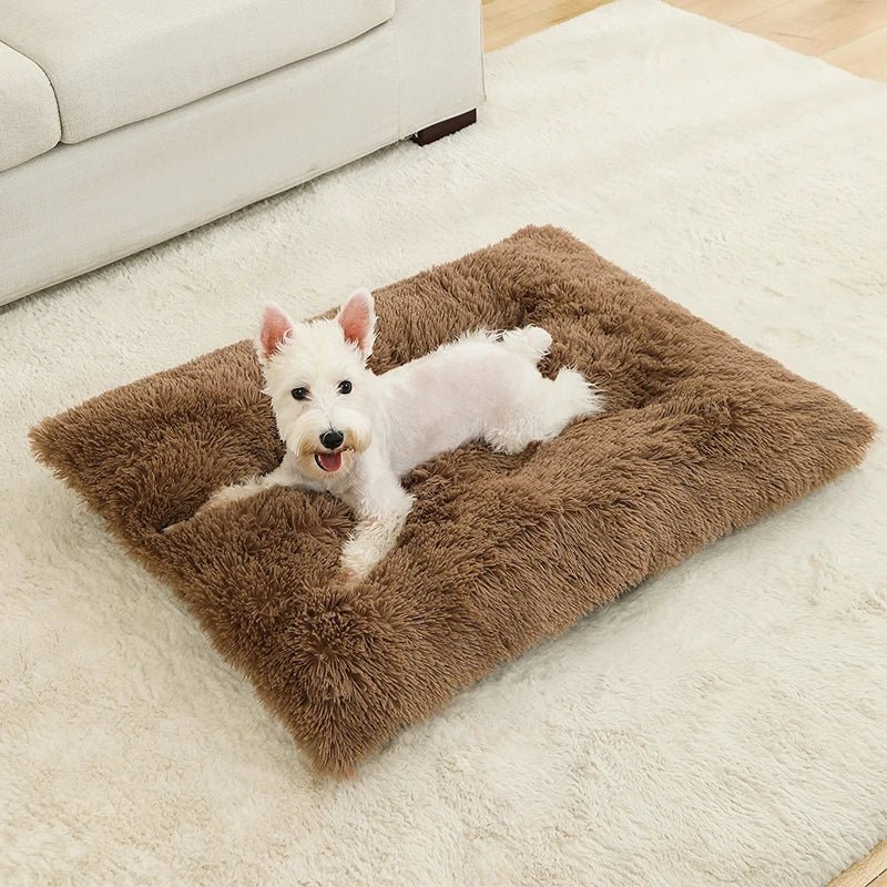 PAWFLUFF – Extra Soft Rectangular Dog Bed for Ultimate Comfort